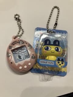 たまごっち　カプセルトイ　ガチャガチャ まめっち　てんしっちピンクのサムネイル