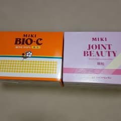 ミキ バイオ-C　&　ジョイント・ビューティー 2箱セット】ミキ バイオC顆粒 ジョイントビューティー顆粒 - メルカリ