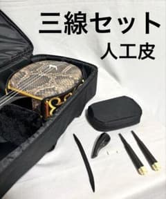 三線 セット 人工皮 付属品多数 三線セット 人工皮 - メルカリ