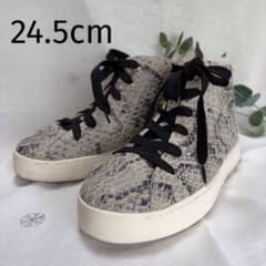 美品✨modellostella パイソン柄 ハイカットスニーカー 24.5cmのサムネイル