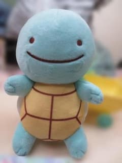 ポケモンセンター ぬいぐるみ へんしん！メタモン ゼニガメ 正規品