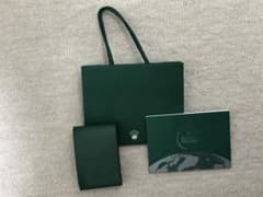 ROLEX グリーンショップ袋とウォッチケースセット - メルカリ