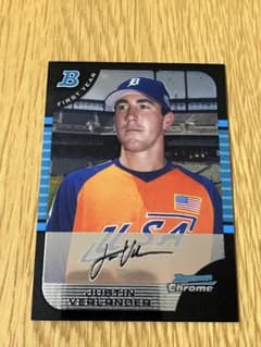 justin verlander 2005 bowman first year