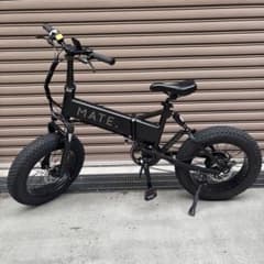 MATE 電動アシスト自転車 ブラック - メルカリ