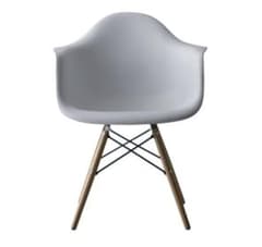 Eames DAW ジェネリック ダイニングチェア 椅子 アームチェア グレー 