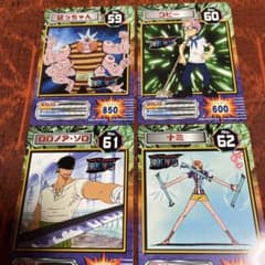 ワンピース スーパーブロマイドカード❣️ゾロ、ナミ、コビー