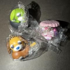 お茶犬 和菓子マスコット 3点セットのサムネイル