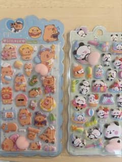 動物キャラクターシールセット 2シートのサムネイル