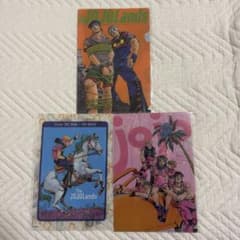 [신품]JOJOLands Steel Ball Run 클리어 파일 세트