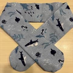 ハンドメイド ネッククーラー スナップボタン＆保冷剤ポケット付のサムネイル