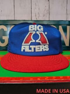 빈티지 트래커 캡 USA제 기업 BIG A FILTERS