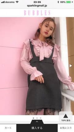 BUBBLES 上品 ガーリー ワンピのサムネイル