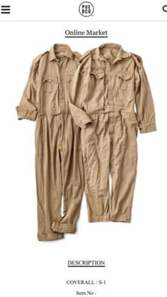puebco coverall(size2)プエブコのサムネイル