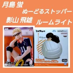 ハイキュー!! 月島蛍 ぬーどるストッパーフィギュア 影山飛雄 ルームライト