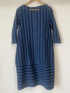 ヤンマ産業 コクーンワンピース 七分袖 松阪木綿 - メルカリ