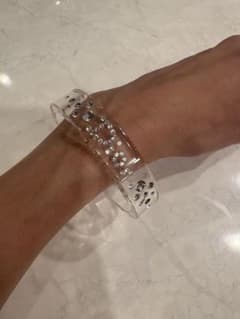 ◇レア美品◇Christian Dior ◇スワロフスキー クリアバングル - メルカリ