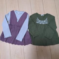 branshes 長袖カットソー 100cm 2枚のサムネイル