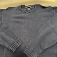 90s Brooks Brothers クルーネックコットンニット ブラック M - メルカリ