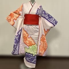総絞り　正絹振袖　単品　裏打ちあり　164cm前後 成人式 正絹 振袖 単品 身長156〜166㌢の方用 総絞り - メルカリ