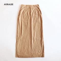 AURALEE WRINKLED WASHED FINX TWILL SKIRT - メルカリ