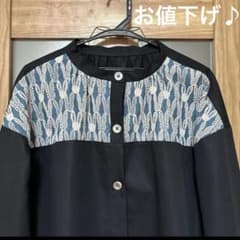 ミナペルホネン ポンピアpomppia ジャケット 羽織り ハンドメイド