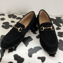 Liberty Doll  ビットローファー　22.5　黒　スエード調のサムネイル