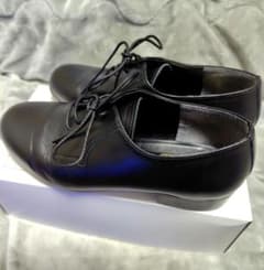 NIPPON SHOE ブラックレザー レースアップ ビジネスシューズ 革靴 黒 