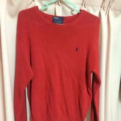 【〜sale早い者勝ち様〜専用ページ】ralphlaurenニット:赤のサムネイル