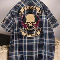 バンソン×武装戦線 T.F.O.A コラボ 刺繍 チェックシャツ 完売品 XLのサムネイル
