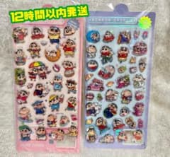 【12時間以内発送】クレヨンしんちゃん ウォーターボンボンドロップシール2枚のサムネイル