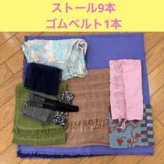 レディースファッション ストール 9 ゴムベルト1 様々お持ちの方がコーデし易いのサムネイル
