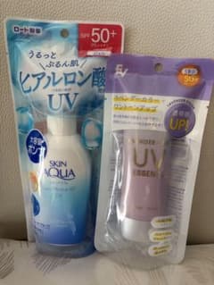 SKIN AQUA 日焼け止めジェル 、UVエッセンス2種セットのサムネイル