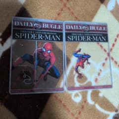 스파이더맨 DAILY BUGLE 클리어 카드 2장 세트