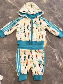 adidas ターコイズ　セットアップ　60cmのサムネイル