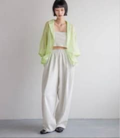 LOWRYS FARM カットイージーコクーンパンツ2 グレー Mサイズのサムネイル