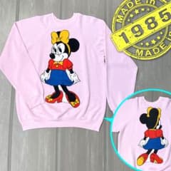 1985年代USA製】ディズニー ミニー スウェット 青パン ミッキー - メルカリ