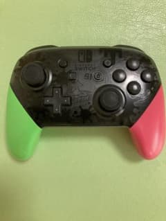 SWITCH プロコン　純正　スプラトゥーン2 エディ…のサムネイル