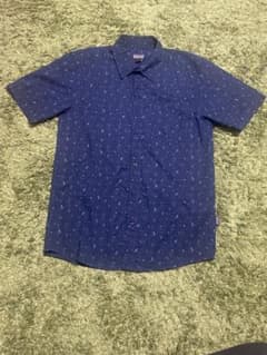 patagonia 半袖シャツ S ネイビー