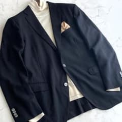 ５２【美品】 BOGLIOLI HAMPTON ネイビーホップサックジャケット 52【美品】 BOGLIOLI HAMPTON ネイビーホップサックジャケット