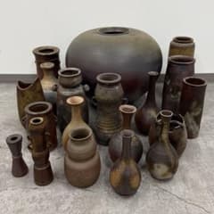 SNT1378 備前焼 大壺 花入 花器 花瓶 一輪挿し 19点 まとめ売り - メルカリ