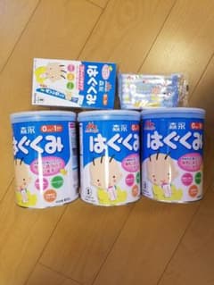 粉ミルク はぐくみ　森永　大缶のサムネイル
