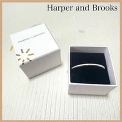 新品未使用】 HARPER&BROOKS ブレスレット バングル シルバー 銀 