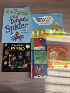 絵本セット：A Cheese and Tomato Spider他のサムネイル