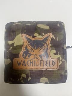WACHI FIELD 猫柄 カモフラージュ柄 ボストンバック　折りたたみポーチのサムネイル