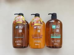 【新品未使用】 馬油シリーズ シャンプー・コンディショナー・ボディソープのサムネイル