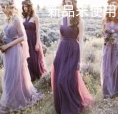 【１週間限定価格】新品未使用　ブライズメイド　前撮り　ドレスのサムネイル