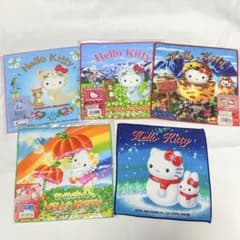 ハローキティ タオルハンカチ 5枚セット ご当地限定 38 - メルカリ