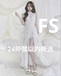 Darich ダーリッチ トワルドジュイシフォンロングワンピース WHT FS