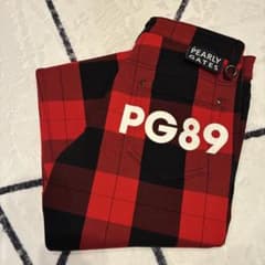 パーリーゲイツ パンツ 赤黒チェック サイズ3 - メルカリ