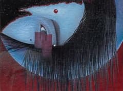 油彩原画 : 自 画 像のサムネイル